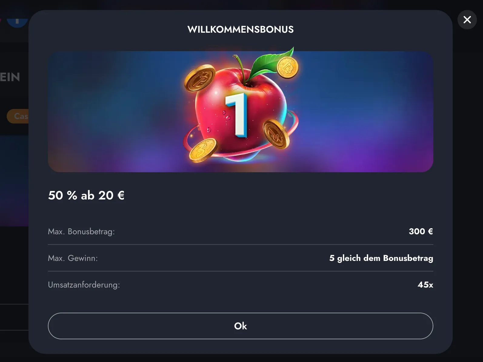 Martin Casino Willkommensbonus und exklusiver Einzahlungsbonus